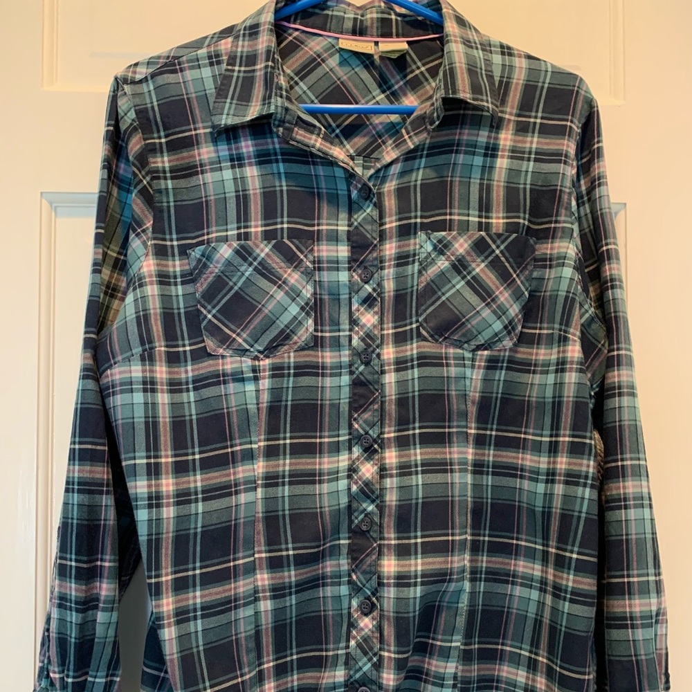 LL Bean Cotton Twill Button-down